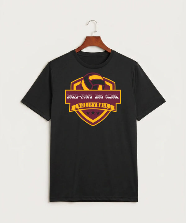Dover-Eyota High School Volleyball (Girls) - Black Sport-Tek PosiCharge Competitor Tee. ST350