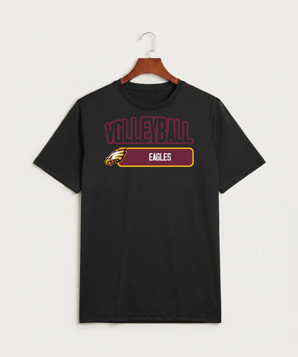 Dover-Eyota High School Volleyball (Girls) - Black Sport-Tek PosiCharge Competitor Tee. ST350