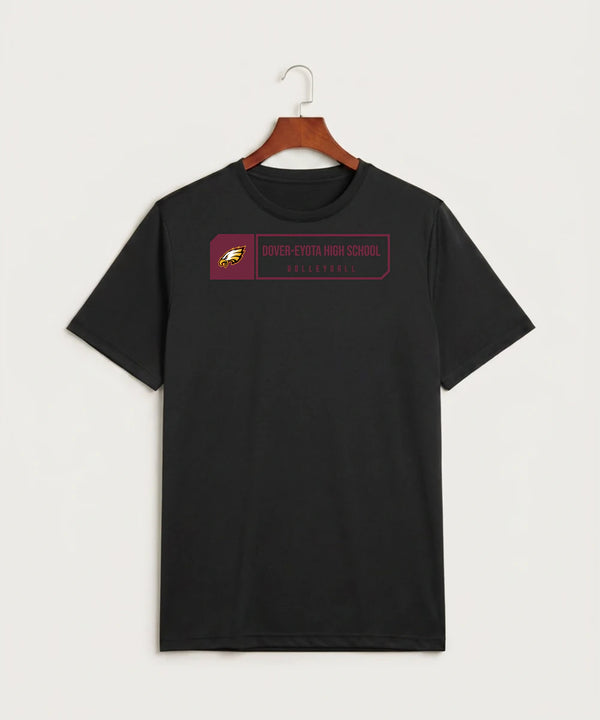 Dover-Eyota High School Volleyball (Girls) - Black Sport-Tek PosiCharge Competitor Tee. ST350