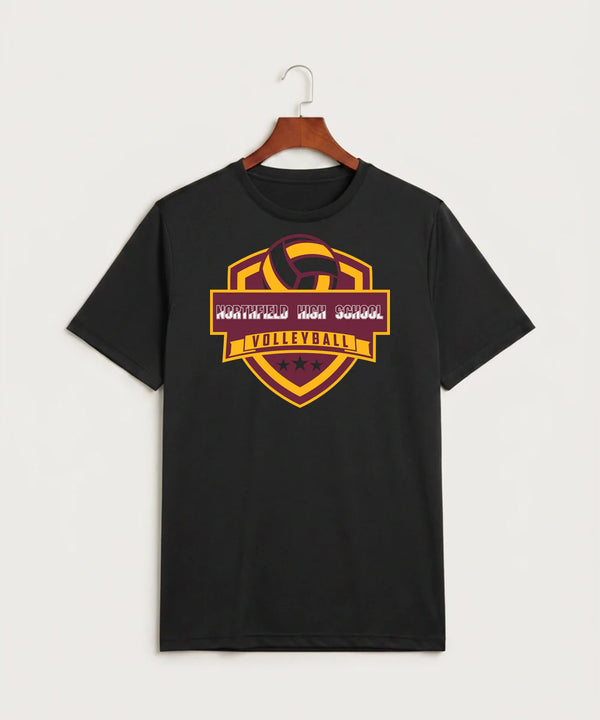 Northfield High School Volleyball (Girls) - Black Sport-Tek PosiCharge Competitor Tee. ST350