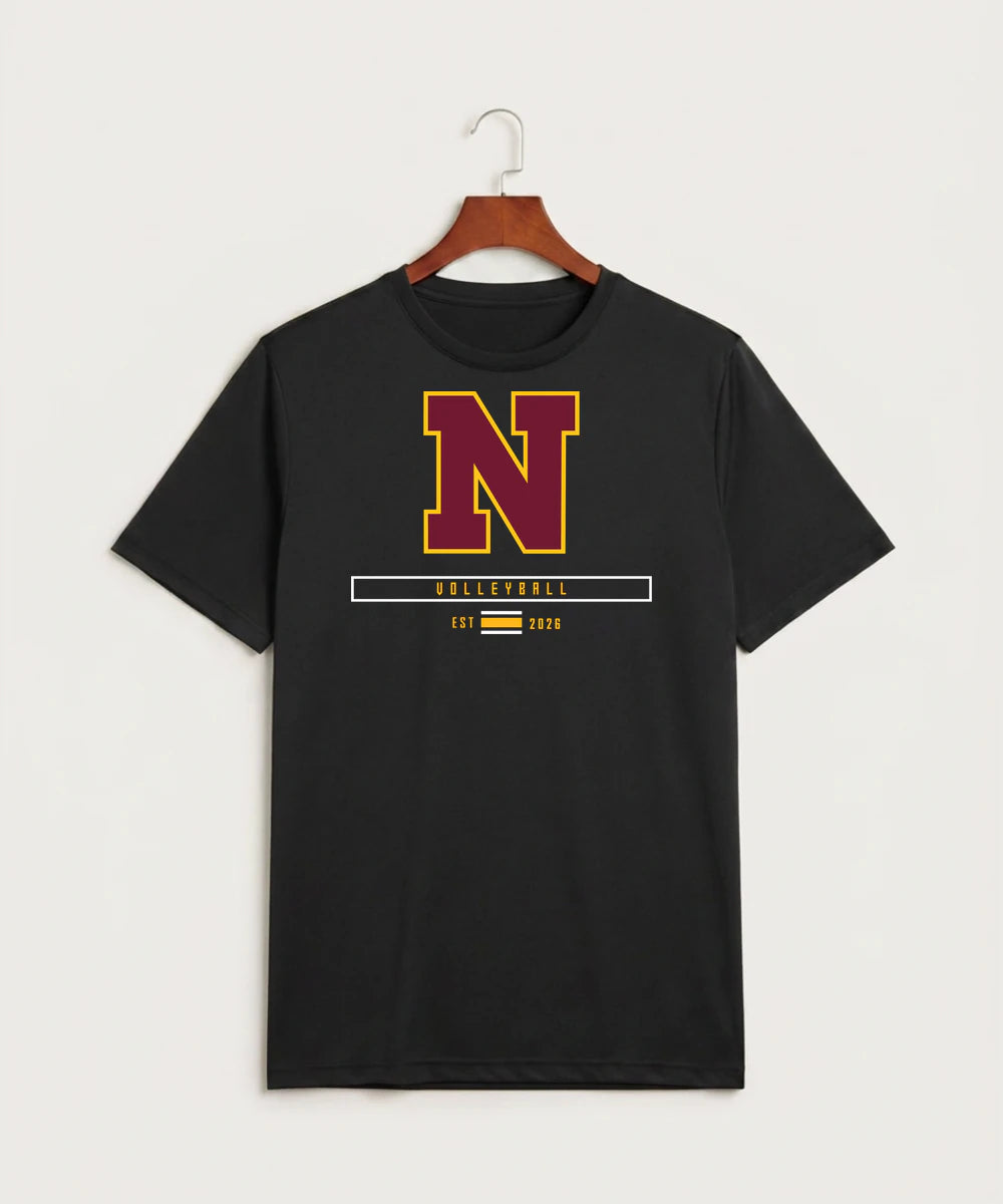 Northfield High School Volleyball (Girls) - Black Sport-Tek PosiCharge Competitor Tee. ST350