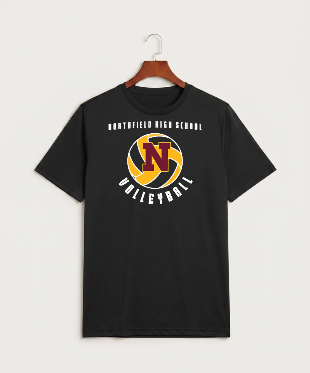 Northfield High School Volleyball (Girls) - Black Sport-Tek PosiCharge Competitor Tee. ST350