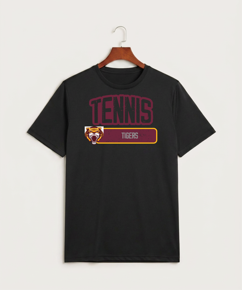 Stewartville High School Tennis (Coed) - Black Sport-Tek PosiCharge Competitor Tee. ST350