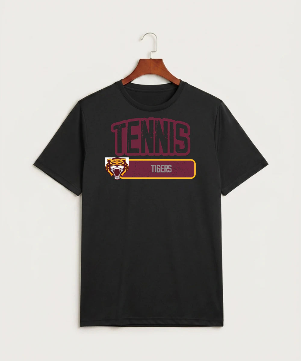 Stewartville High School Tennis (Coed) - Black Sport-Tek PosiCharge Competitor Tee. ST350