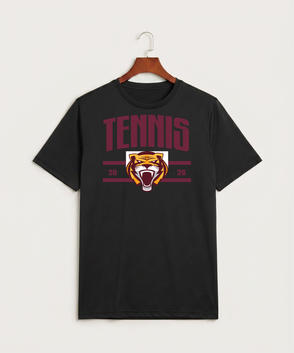 Stewartville High School Tennis (Coed) - Black Sport-Tek PosiCharge Competitor Tee. ST350