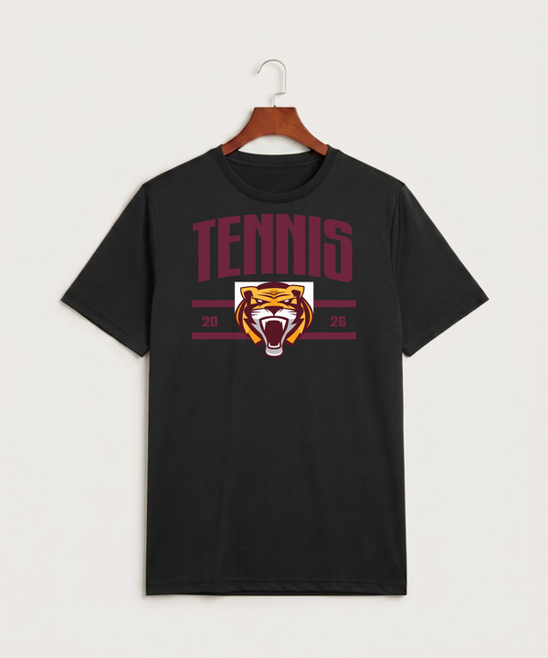 Stewartville High School Tennis (Coed) - Black Sport-Tek PosiCharge Competitor Tee. ST350