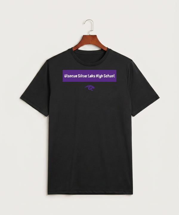 Glencoe Silver Lake High School Athletics - Black Sport-Tek PosiCharge Competitor Tee. ST350