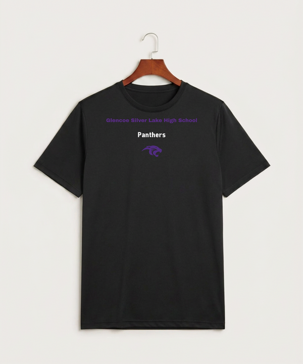Glencoe Silver Lake High School Athletics - Black Sport-Tek PosiCharge Competitor Tee. ST350