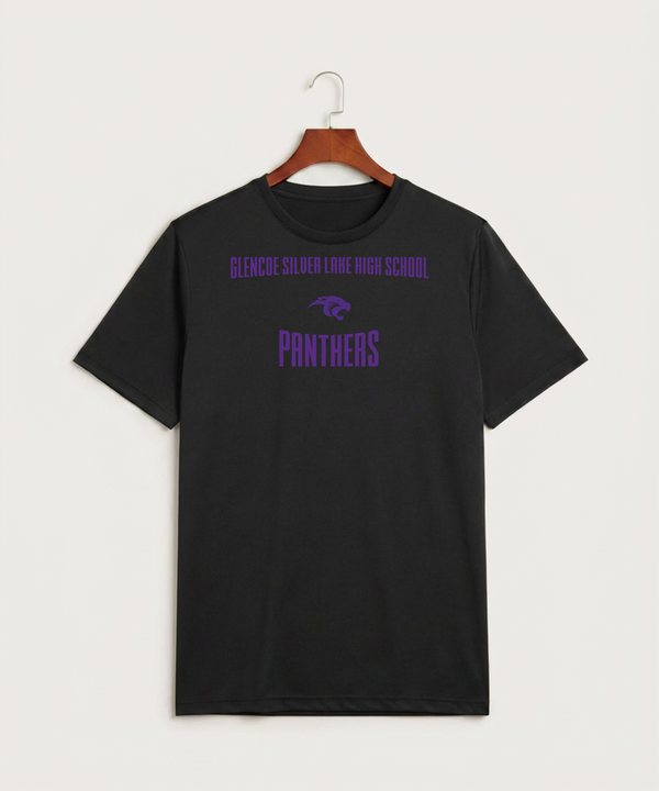 Glencoe Silver Lake High School Athletics - Black Sport-Tek PosiCharge Competitor Tee. ST350