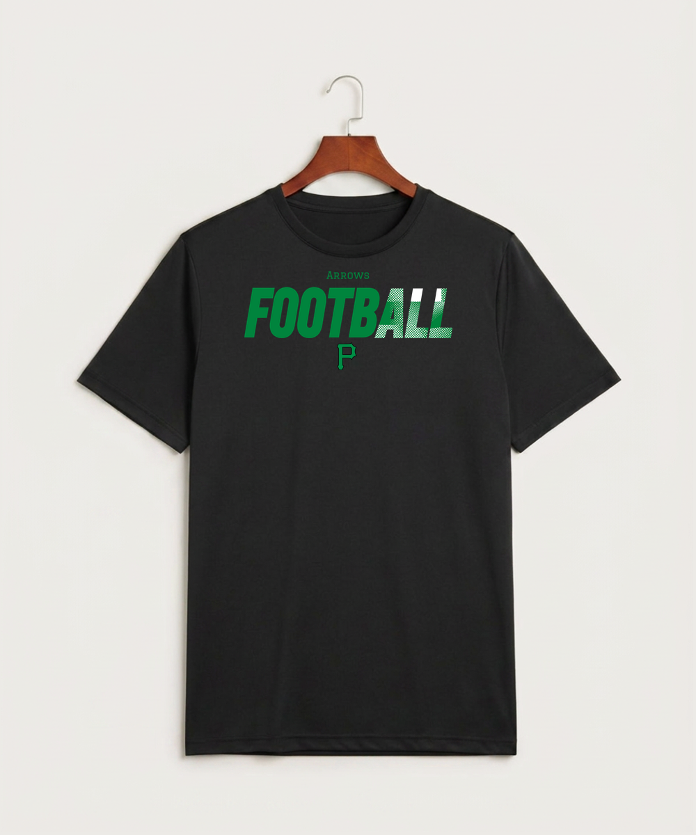 Pipestone Area High School Football (Boys) - Black Sport-Tek PosiCharge Competitor Tee. ST350