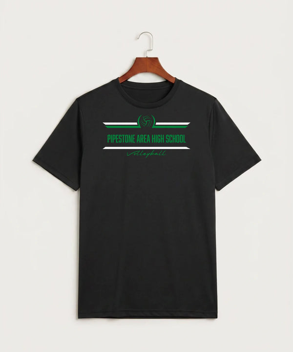 Pipestone Area High School Volleyball (Girls) - Black Sport-Tek PosiCharge Competitor Tee. ST350
