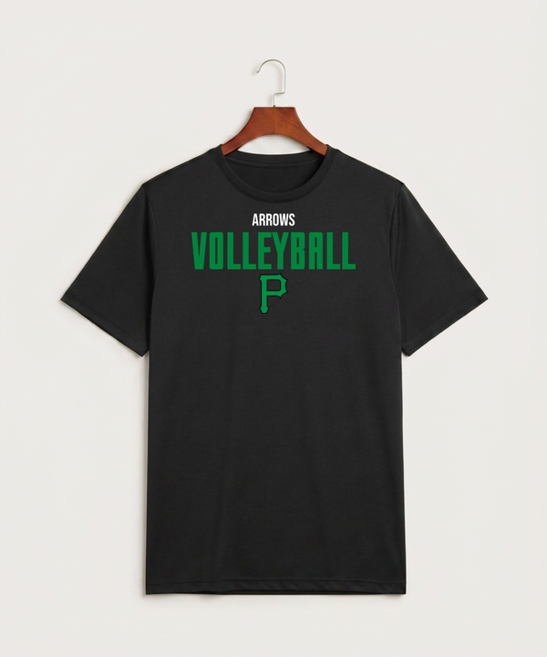 Pipestone Area High School Volleyball (Girls) - Black Sport-Tek PosiCharge Competitor Tee. ST350
