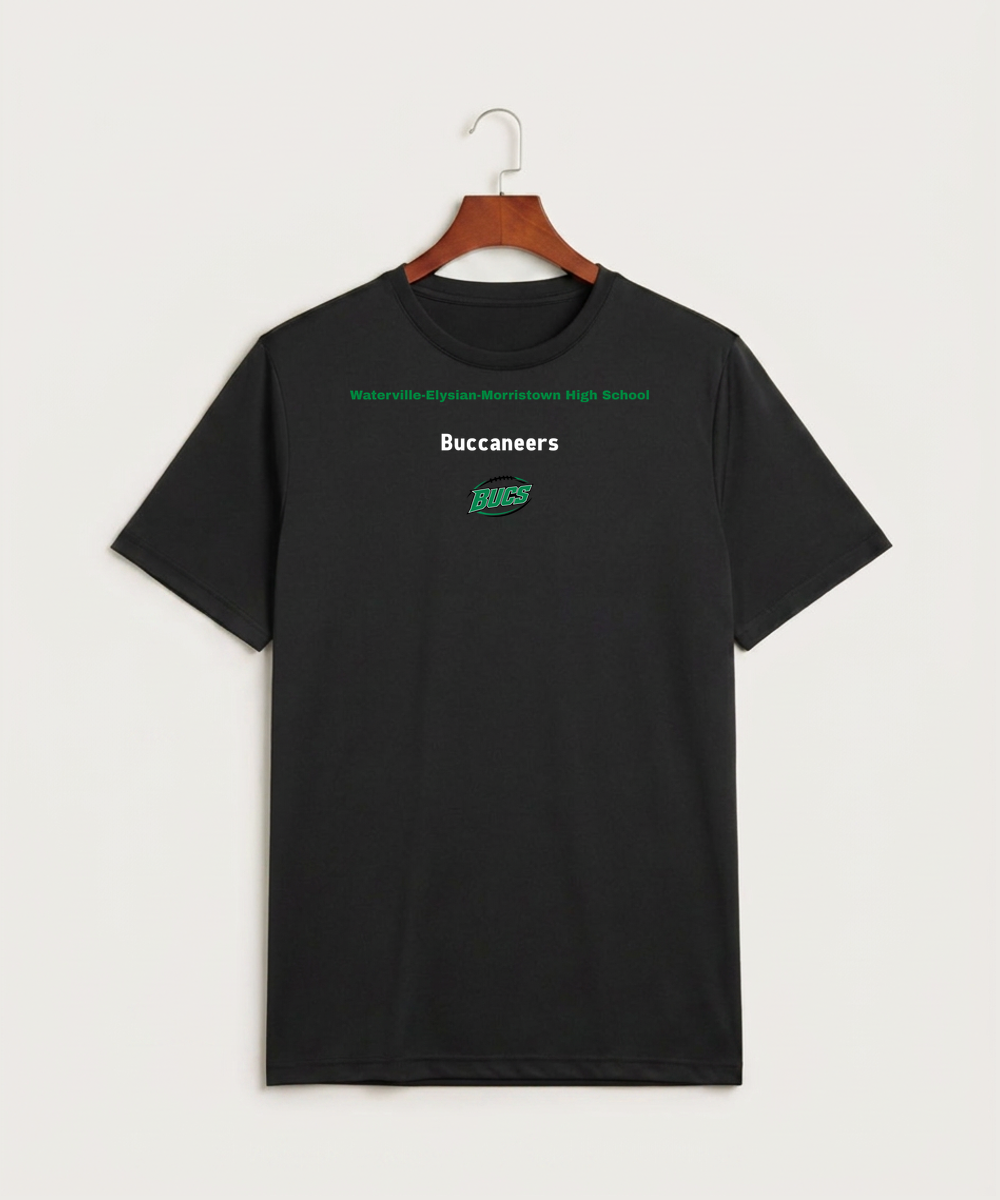 Waterville-Elysian-Morristown High School Football (Boys) - Black Sport-Tek PosiCharge Competitor Tee. ST350
