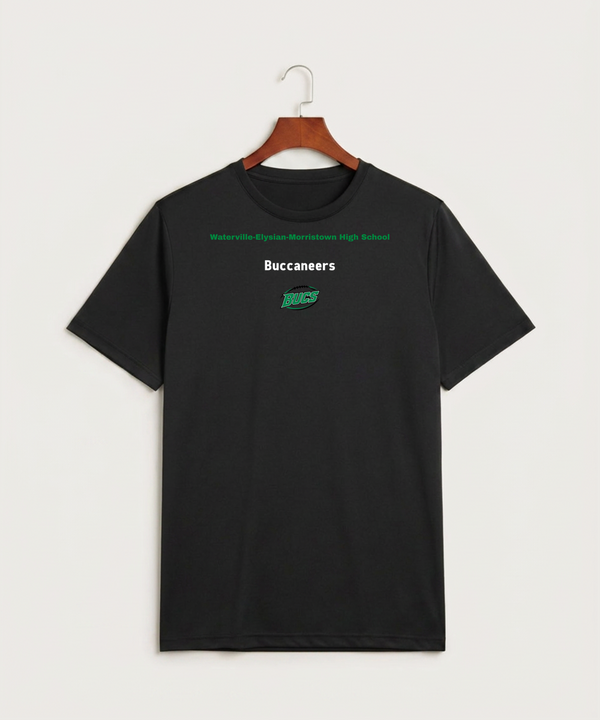Waterville-Elysian-Morristown High School Football (Boys) - Black Sport-Tek PosiCharge Competitor Tee. ST350