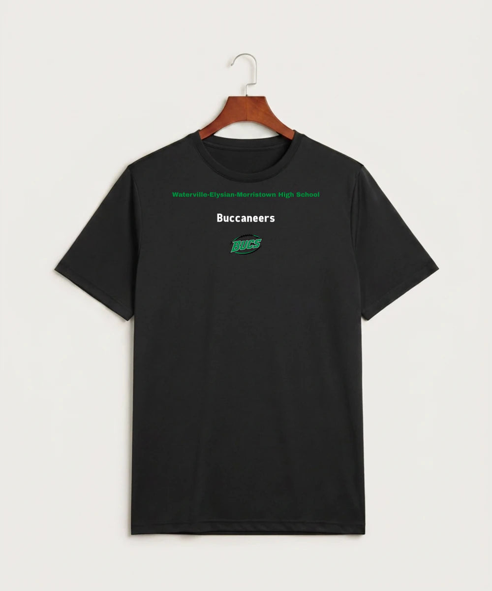 Waterville-Elysian-Morristown High School Football (Boys) - Black Sport-Tek PosiCharge Competitor Tee. ST350
