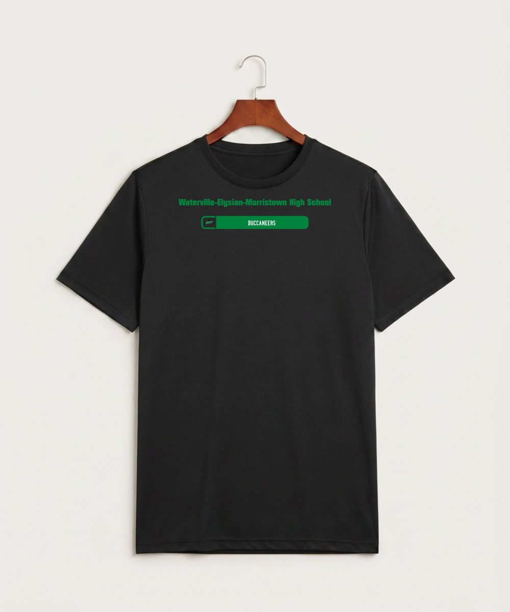 Waterville-Elysian-Morristown High School Football (Boys) - Black Sport-Tek PosiCharge Competitor Tee. ST350