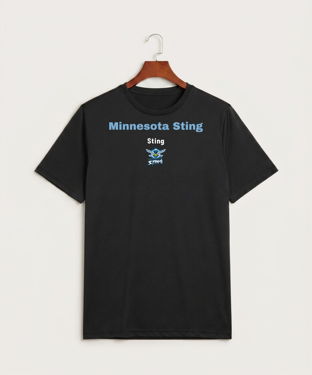 Minnesota Sting Athletics - Black Sport-Tek PosiCharge Competitor Tee. ST350