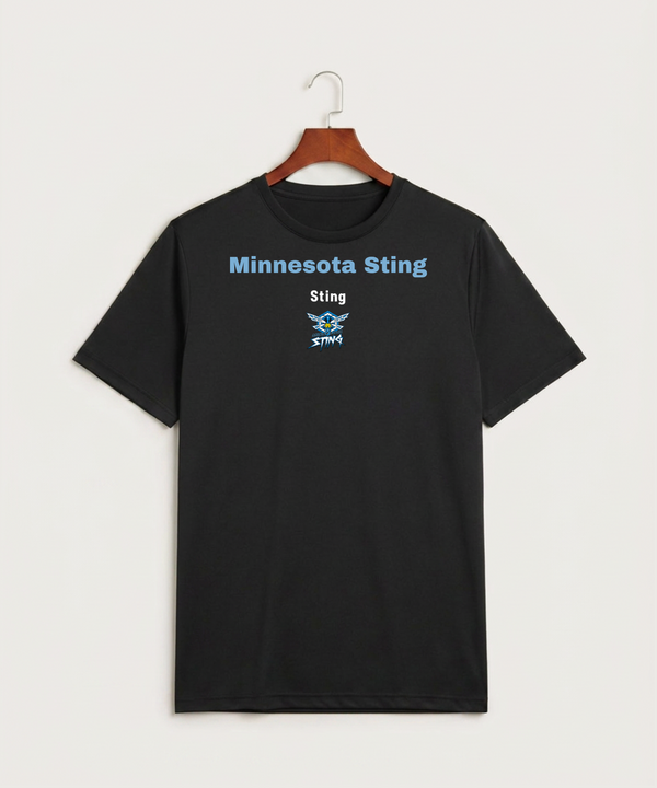 Minnesota Sting Athletics - Black Sport-Tek PosiCharge Competitor Tee. ST350