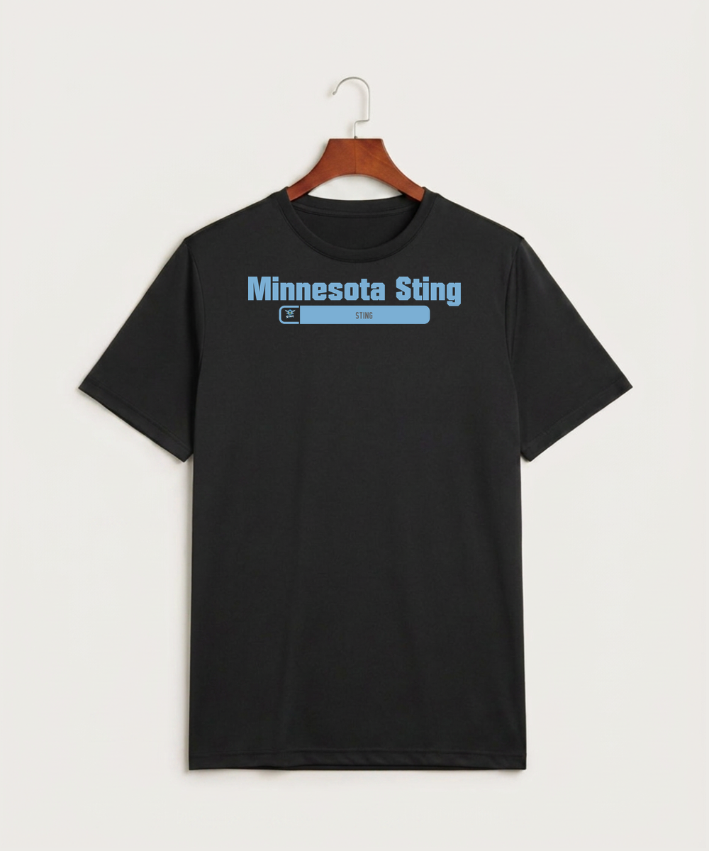 Minnesota Sting Athletics - Black Sport-Tek PosiCharge Competitor Tee. ST350