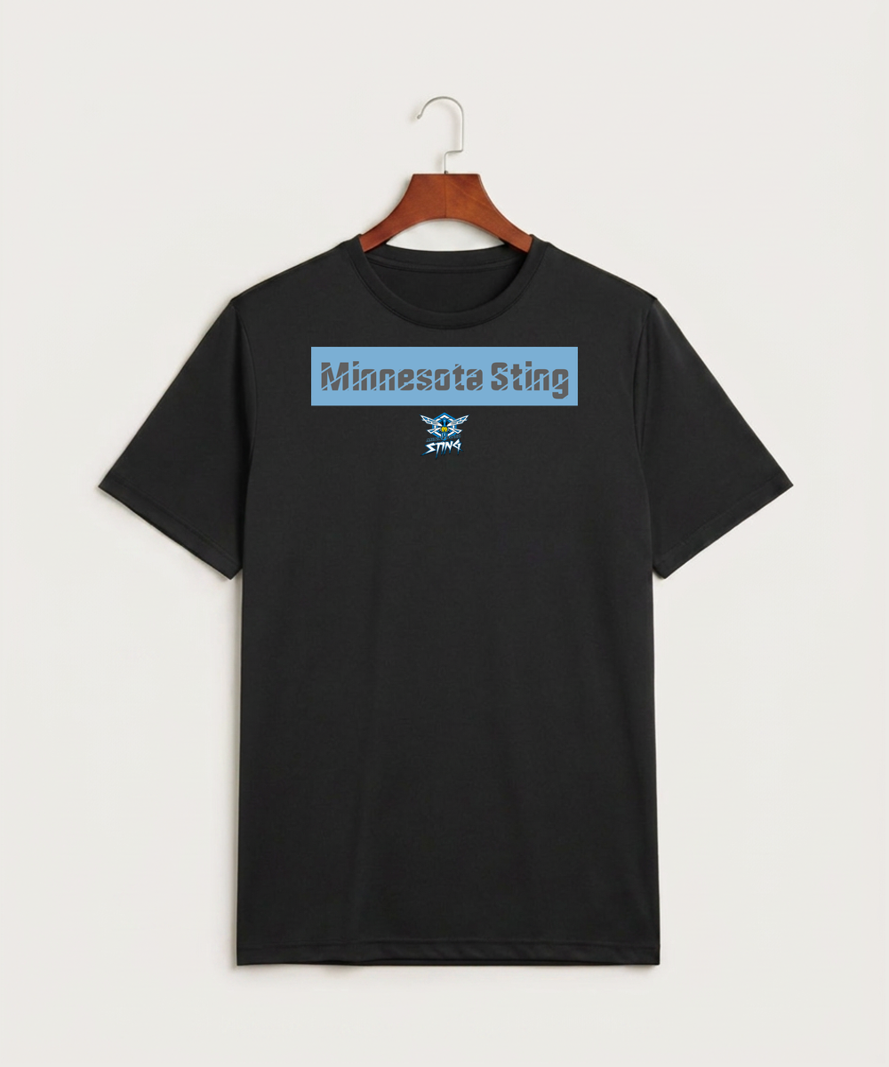 Minnesota Sting Athletics - Black Sport-Tek PosiCharge Competitor Tee. ST350
