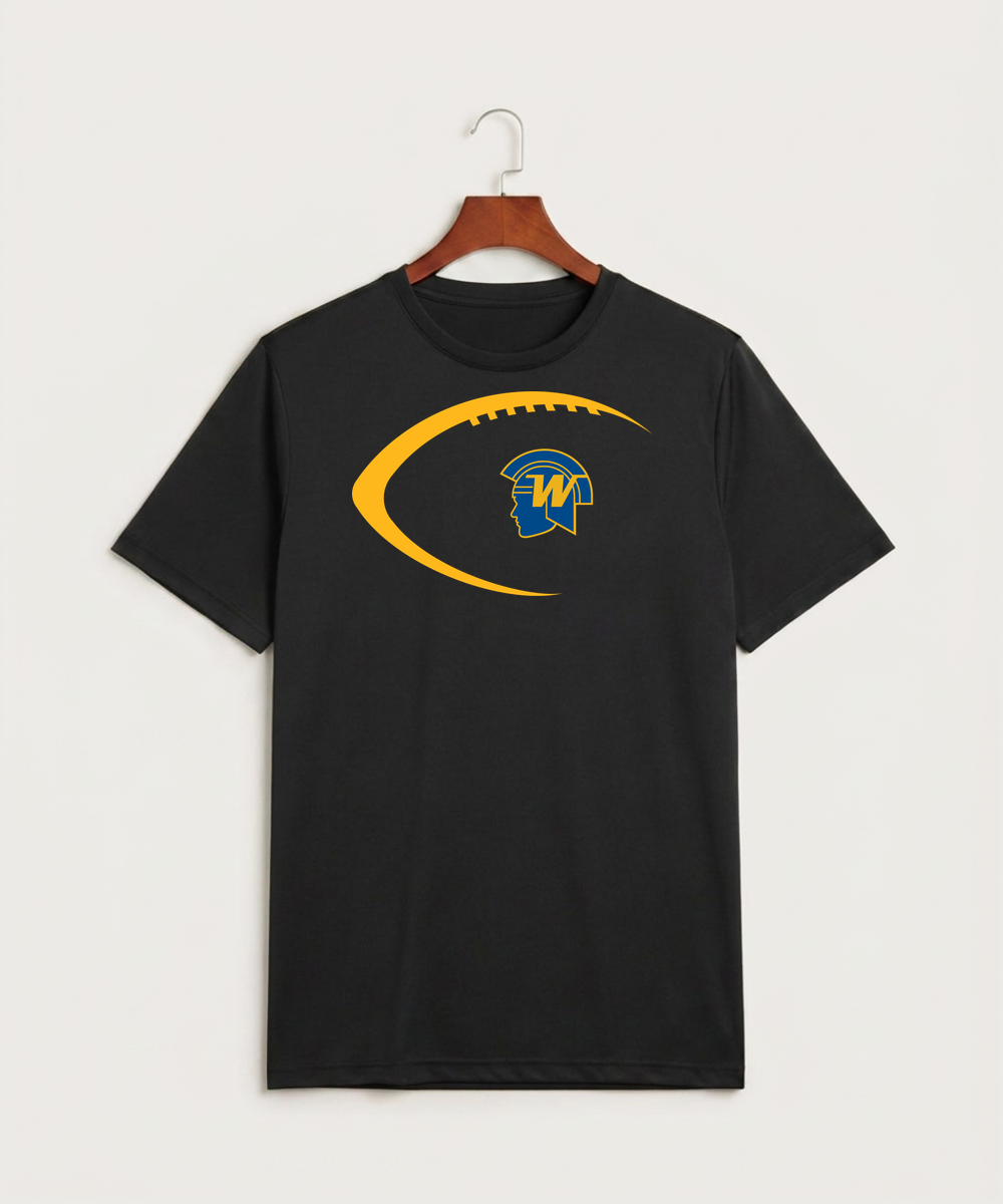 Wayzata High School Football (Boys) - Black Sport-Tek PosiCharge Competitor Tee. ST350