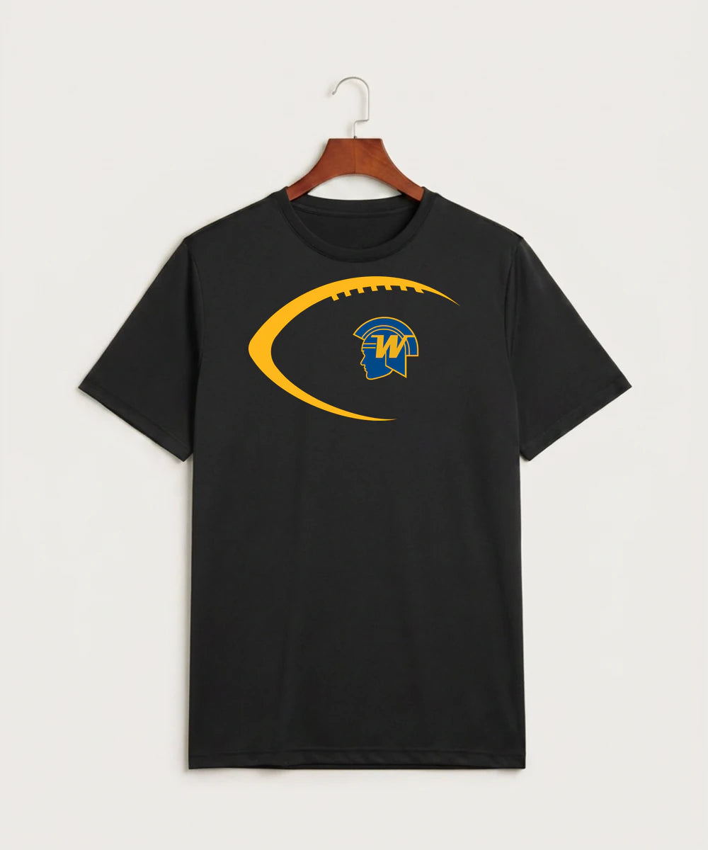 Wayzata High School Football (Boys) - Black Sport-Tek PosiCharge Competitor Tee. ST350