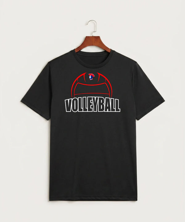 Hills-Beaver Creek High School Volleyball (Girls) - Black Sport-Tek PosiCharge Competitor Tee. ST350