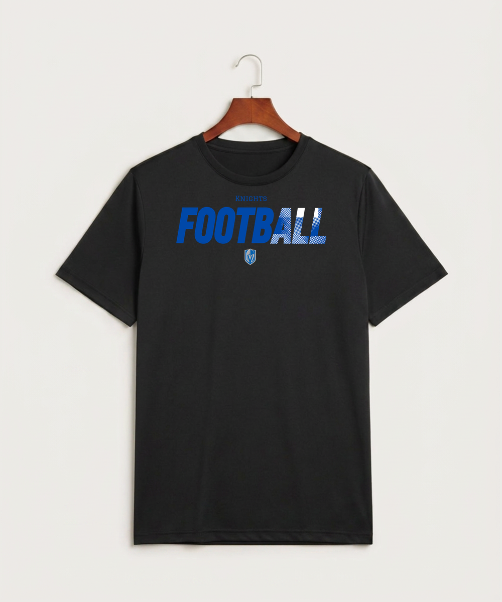 Lake Crystal-Welcome-Memorial High School Football (Boys) - Black Sport-Tek PosiCharge Competitor Tee. ST350