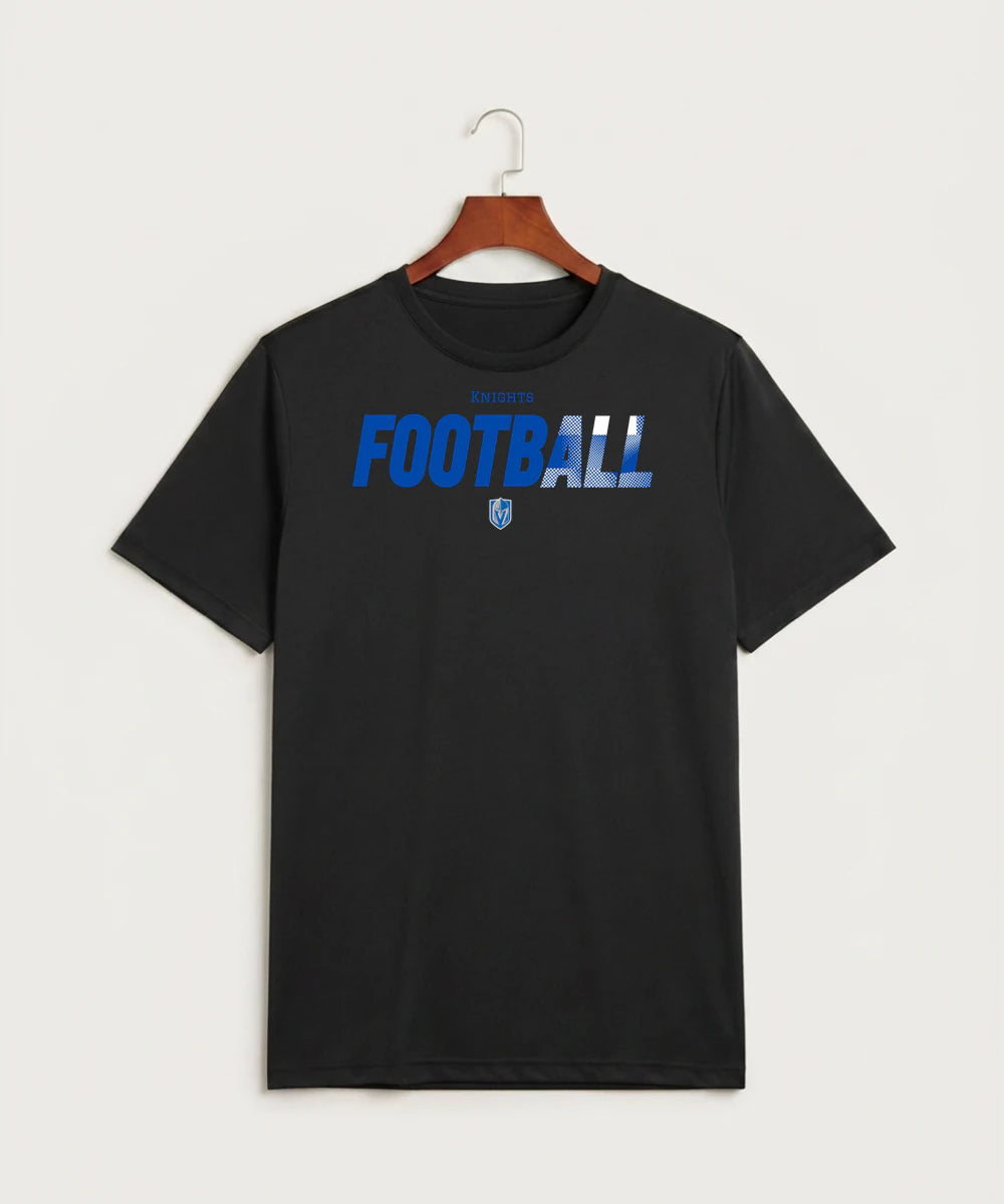 Lake Crystal-Welcome-Memorial High School Football (Boys) - Black Sport-Tek PosiCharge Competitor Tee. ST350