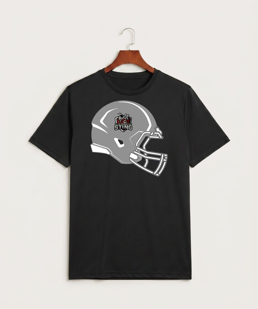 Yellow Medicine East High School Football (Boys) - Black Sport-Tek PosiCharge Competitor Tee. ST350