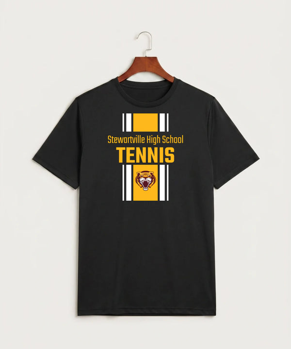Stewartville High School Tennis (Coed) - Black Sport-Tek PosiCharge Competitor Tee. ST350