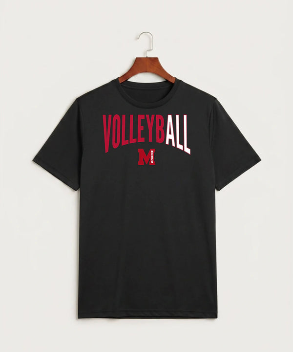 Mcgregor High School Volleyball (Girls) - Black Sport-Tek PosiCharge Competitor Tee. ST350