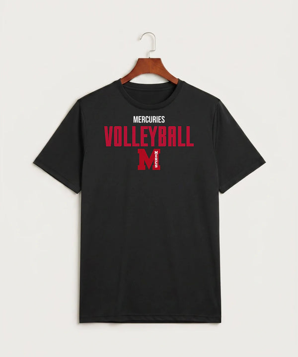 Mcgregor High School Volleyball (Girls) - Black Sport-Tek PosiCharge Competitor Tee. ST350