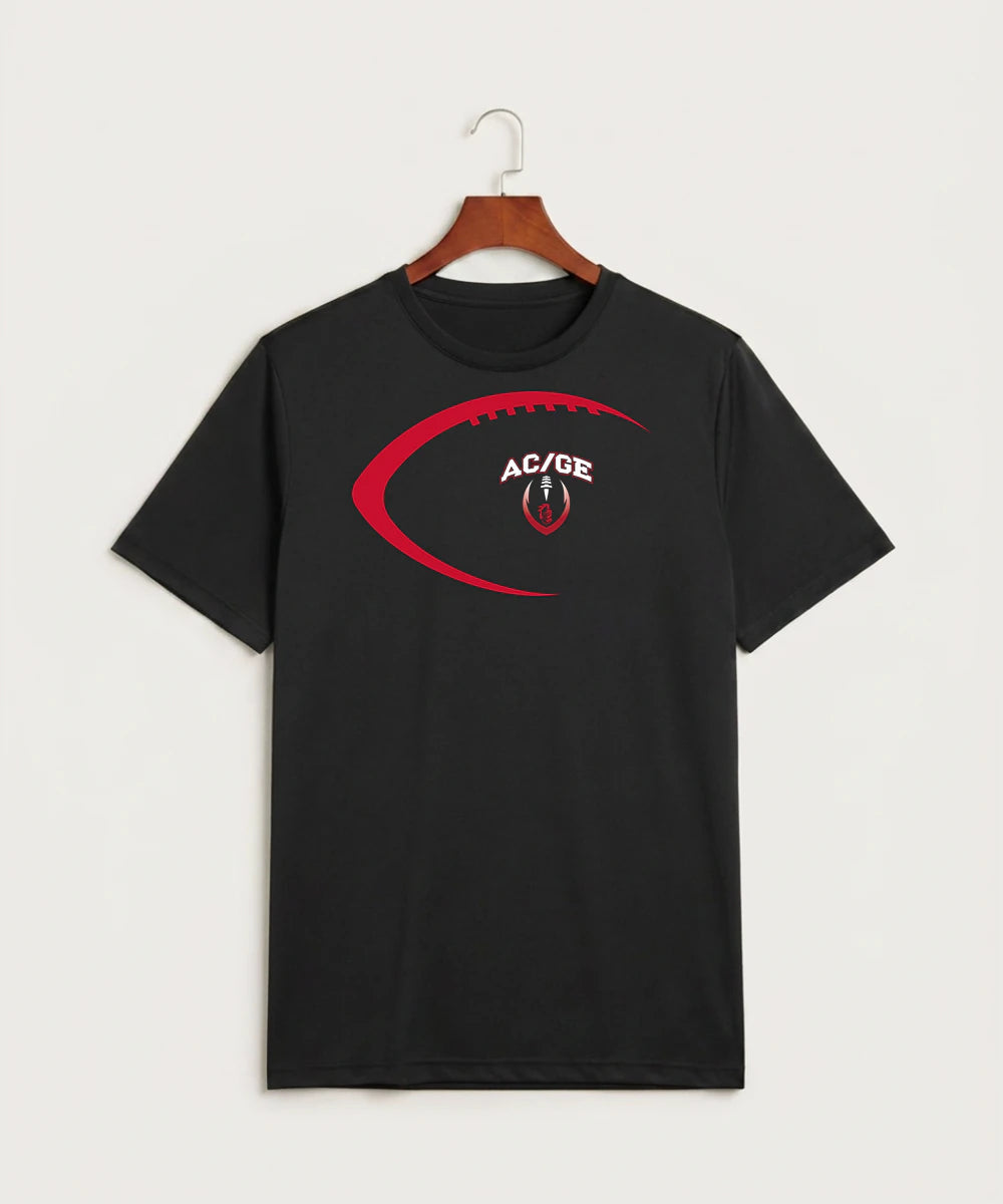 Alden-Conger-Glenville Emmons High School Football (Boys) - Black Sport-Tek PosiCharge Competitor Tee. ST350