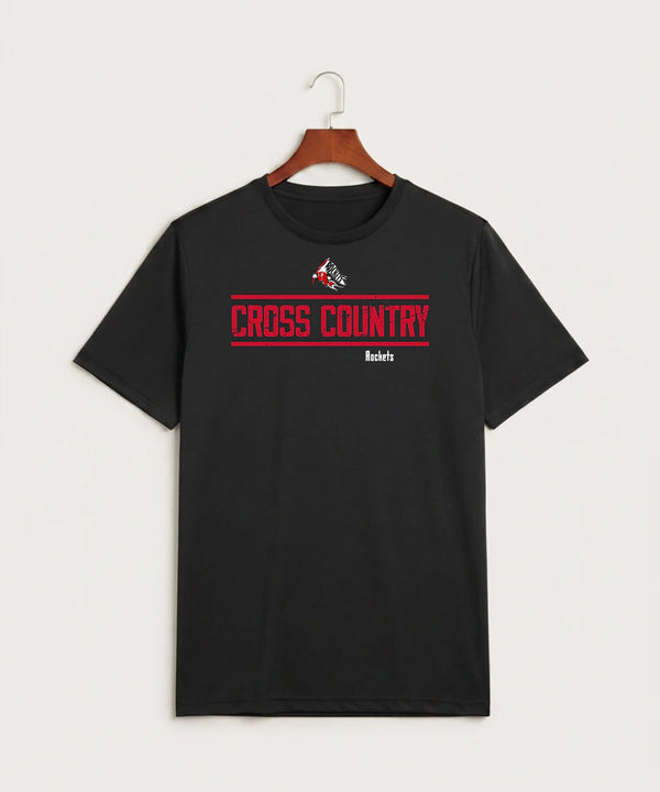 John Marshall High School Cross Country (Coed) - Black Sport-Tek PosiCharge Competitor Tee. ST350