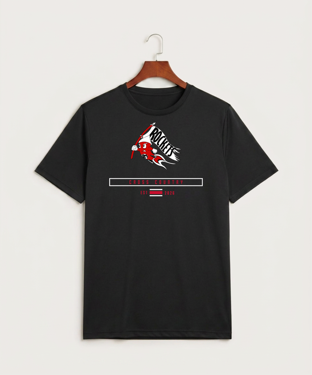 John Marshall High School Cross Country (Coed) - Black Sport-Tek PosiCharge Competitor Tee. ST350