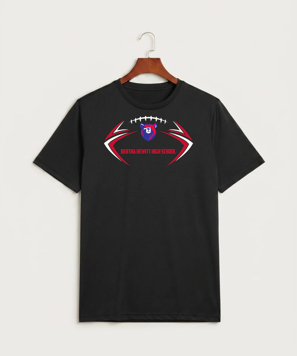 Bertha Hewitt High School Football (Boys) - Black Sport-Tek PosiCharge Competitor Tee. ST350