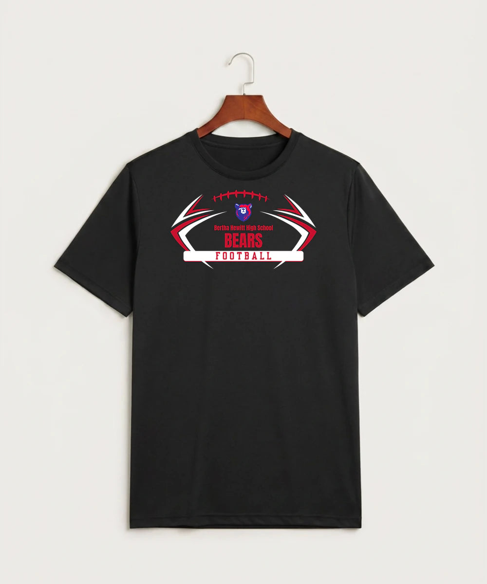 Bertha Hewitt High School Football (Boys) - Black Sport-Tek PosiCharge Competitor Tee. ST350