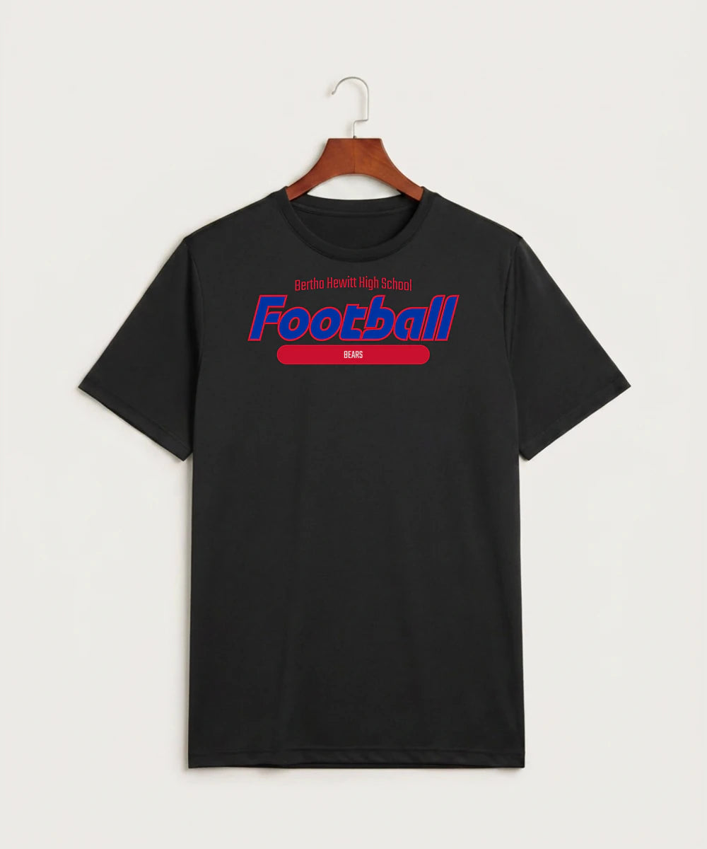 Bertha Hewitt High School Football (Boys) - Black Sport-Tek PosiCharge Competitor Tee. ST350