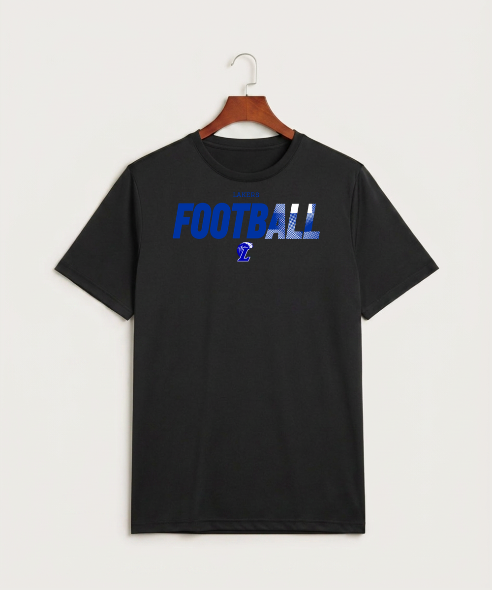 Lakeview High School Football (Boys) - Black Sport-Tek PosiCharge Competitor Tee. ST350