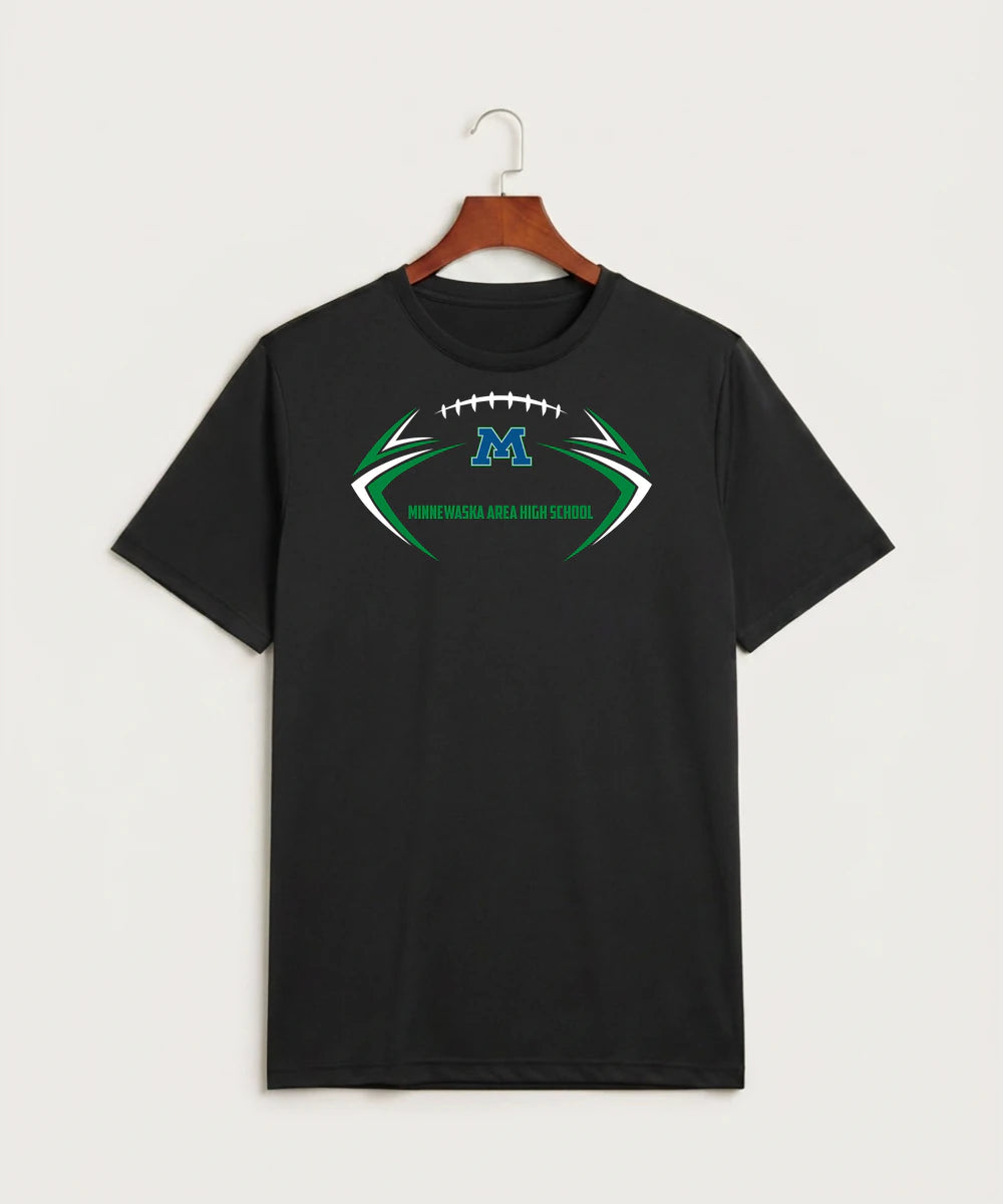 Minnewaska Area High School Football (Boys) - Black Sport-Tek PosiCharge Competitor Tee. ST350