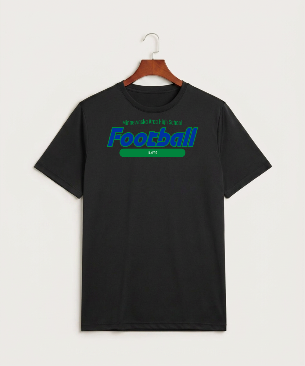 Minnewaska Area High School Football (Boys) - Black Sport-Tek PosiCharge Competitor Tee. ST350