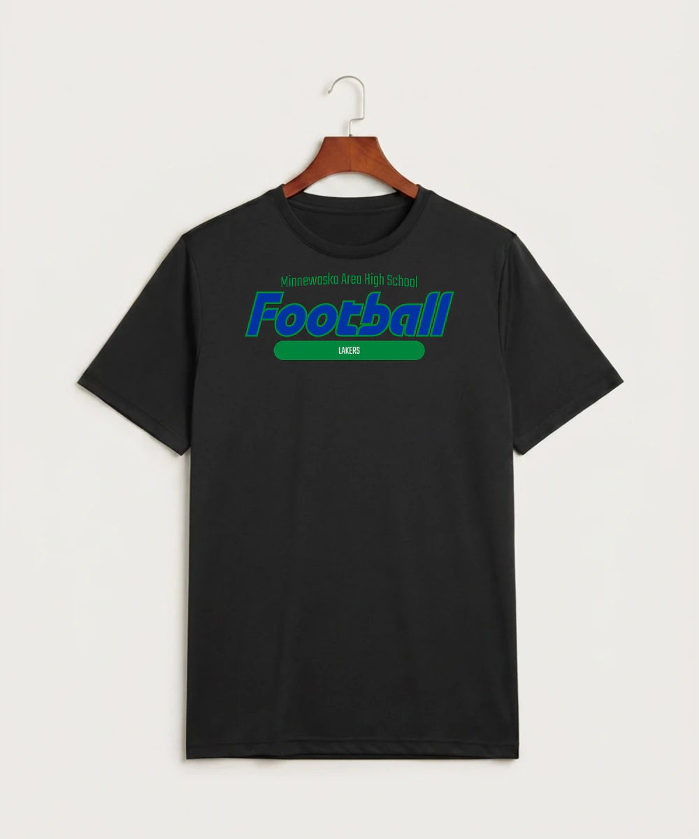 Minnewaska Area High School Football (Boys) - Black Sport-Tek PosiCharge Competitor Tee. ST350