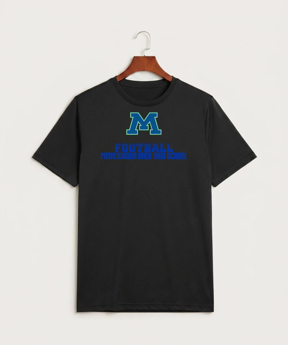 Minnewaska Area High School Football (Boys) - Black Sport-Tek PosiCharge Competitor Tee. ST350