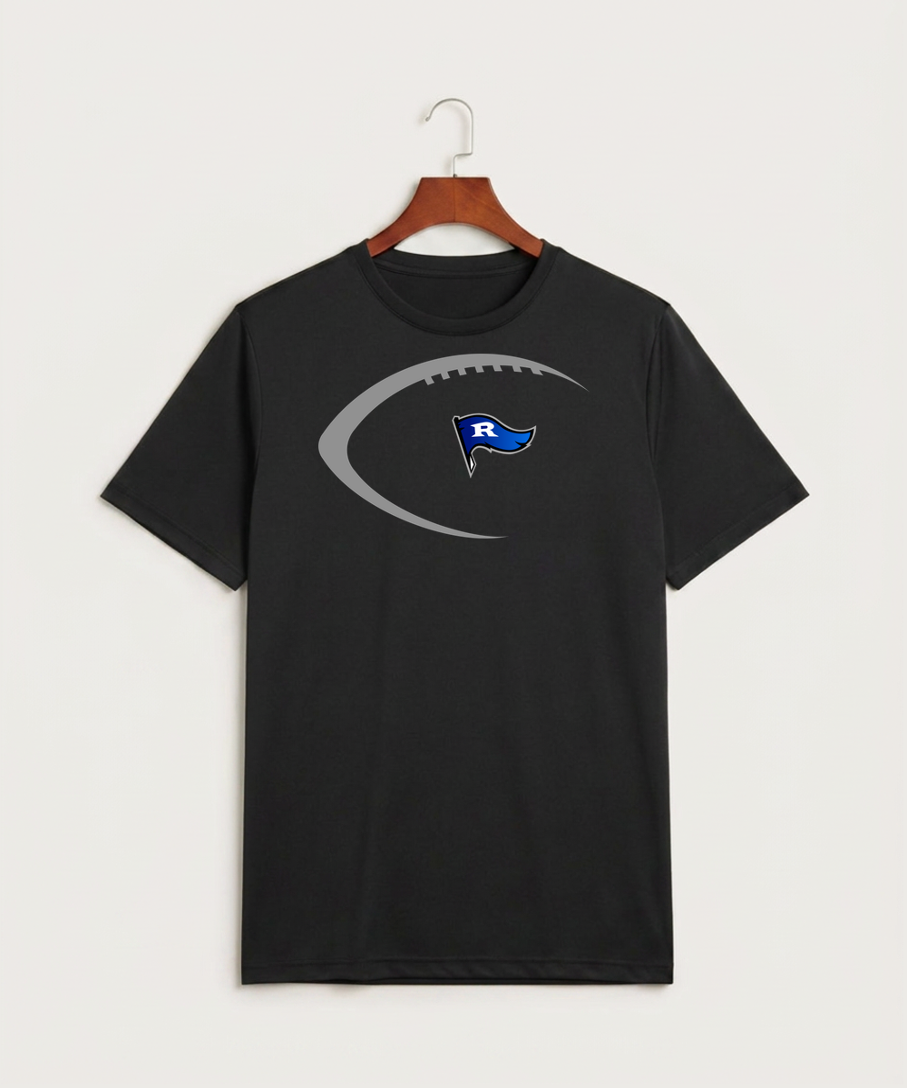 Red Lake County Central Football (Boys) - Black Sport-Tek PosiCharge Competitor Tee. ST350