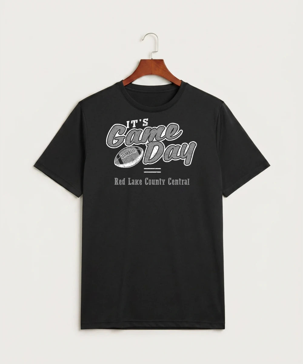 Red Lake County Central Football (Boys) - Black Sport-Tek PosiCharge Competitor Tee. ST350