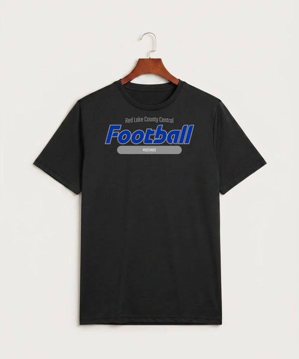 Red Lake County Central Football (Boys) - Black Sport-Tek PosiCharge Competitor Tee. ST350