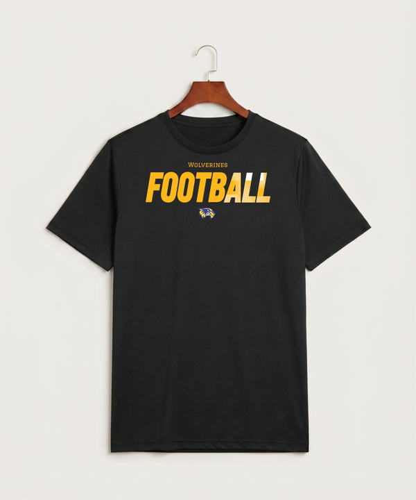 Wadena Deer Creek High School Football (Boys) - Black Sport-Tek PosiCharge Competitor Tee. ST350
