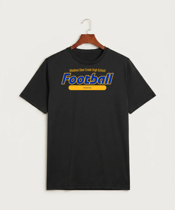Wadena Deer Creek High School Football (Boys) - Black Sport-Tek PosiCharge Competitor Tee. ST350