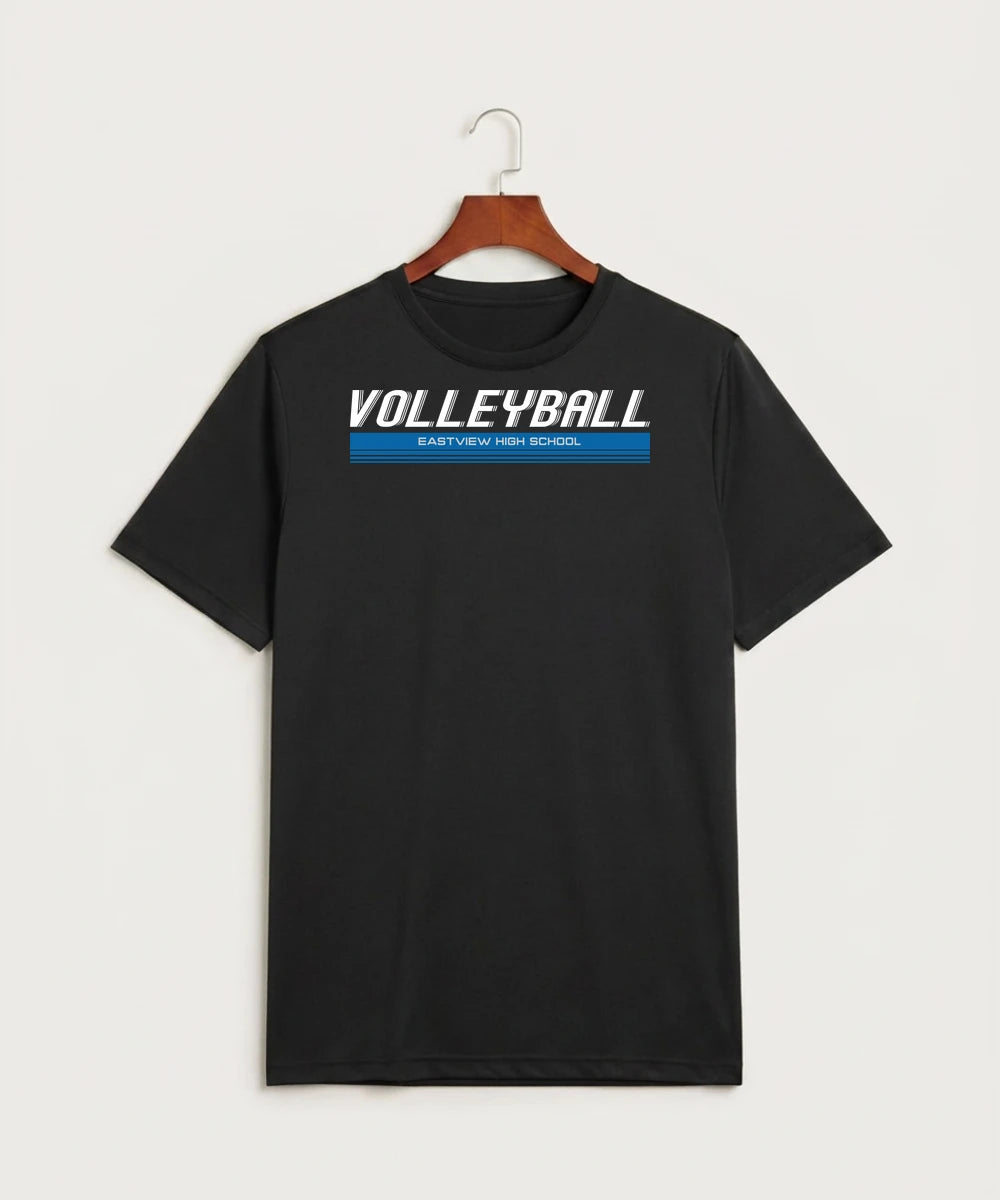 Eastview High School Volleyball (Girls) - Black Sport-Tek PosiCharge Competitor Tee. ST350